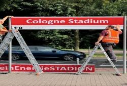 2024: Haltestellenschild Cologne Stadium