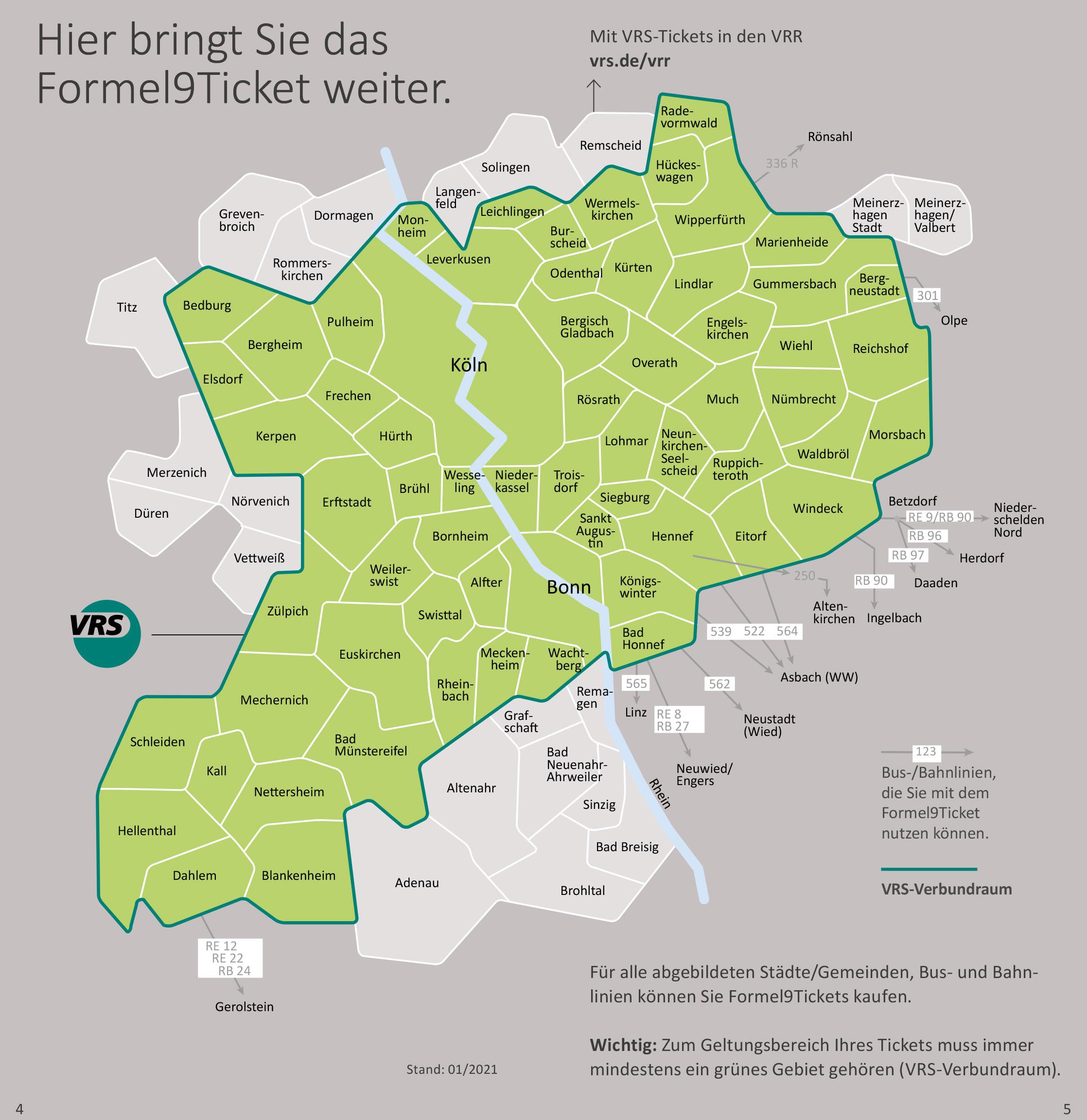 Formel9Ticket ohne Abonnement Kölner VerkehrsBetriebe