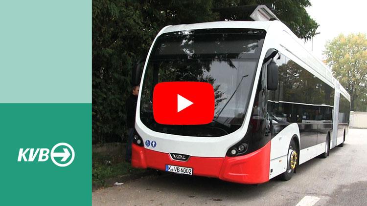 Weiterleitung zu YouTube: Video Das ist Klns erster Elektrobus