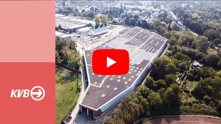 Weiterleitung zu YouTube: Video Neue Abstellanlage für 64 Stadtbahnen in Weidenpesch