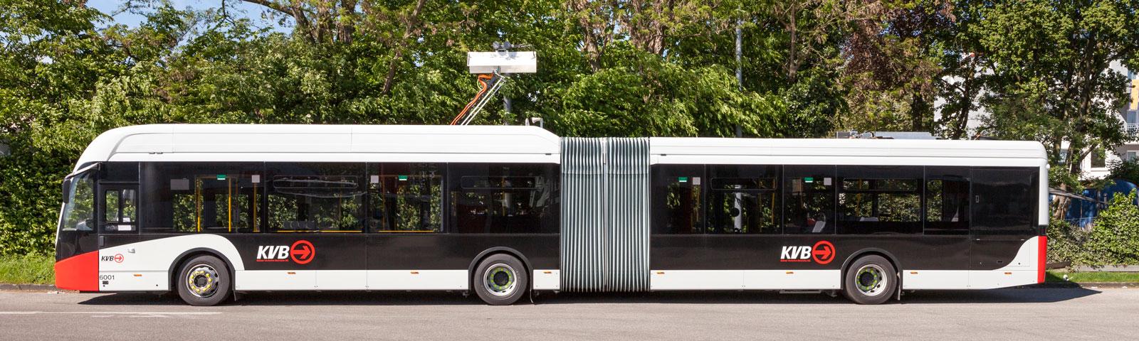 Die erste E-Gelenkbus-Linie Deutschlands: die KVB-Linie 133